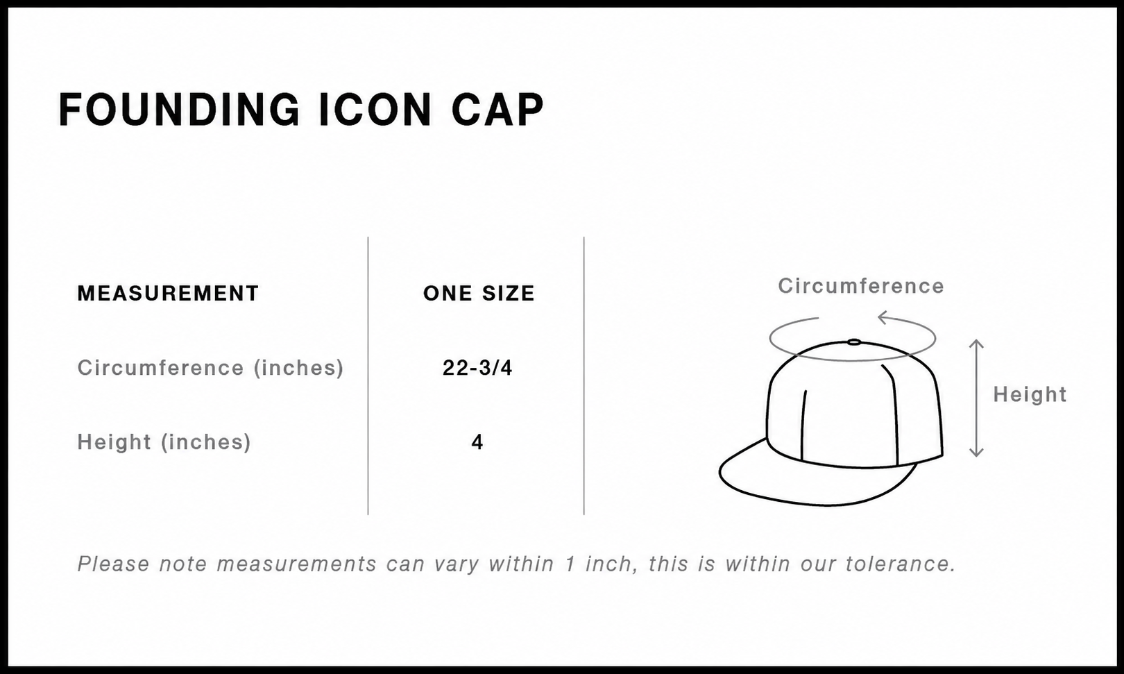 Founding Icon Cap
