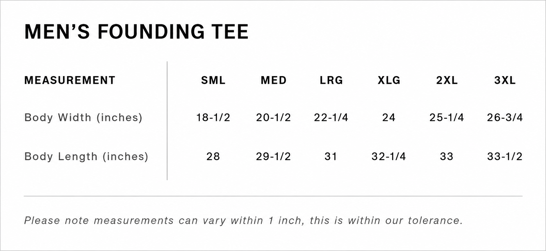 Men's Founding Signature Tee