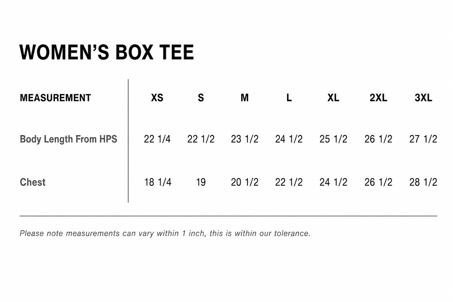 Women's Founding Box Tee