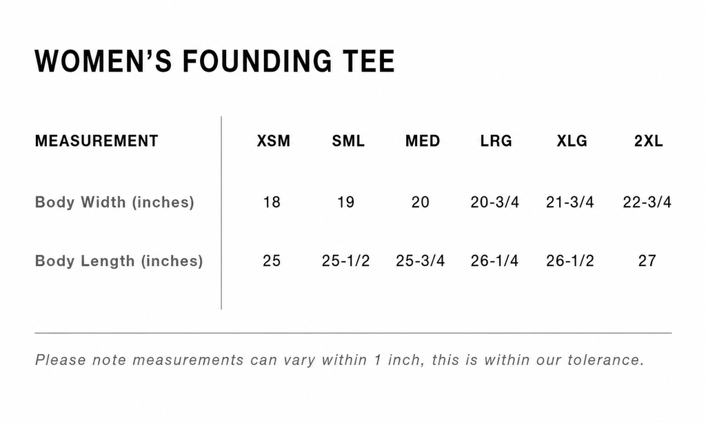 Women's Founding Signature Tee